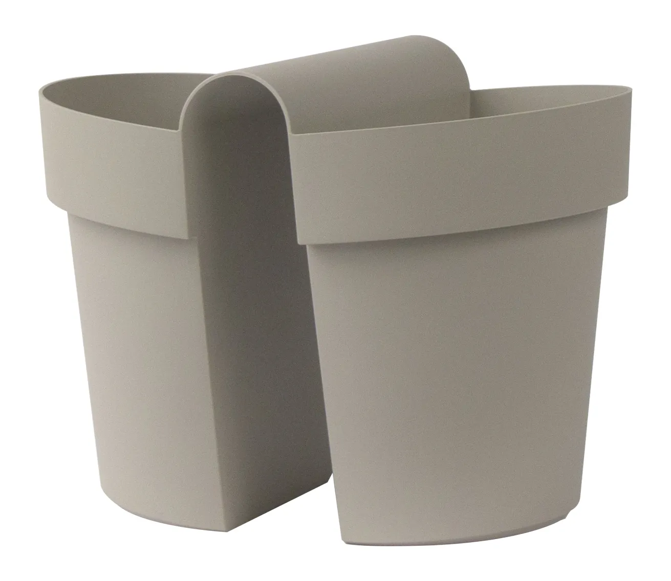 BE UP Geländertopf aus recycelbarem PP