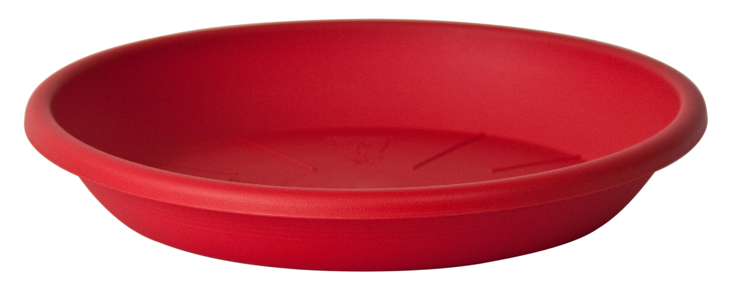 Pflanzenuntersetzer aus Kunststoff als Auffangbecken für überschüssiges Wasser