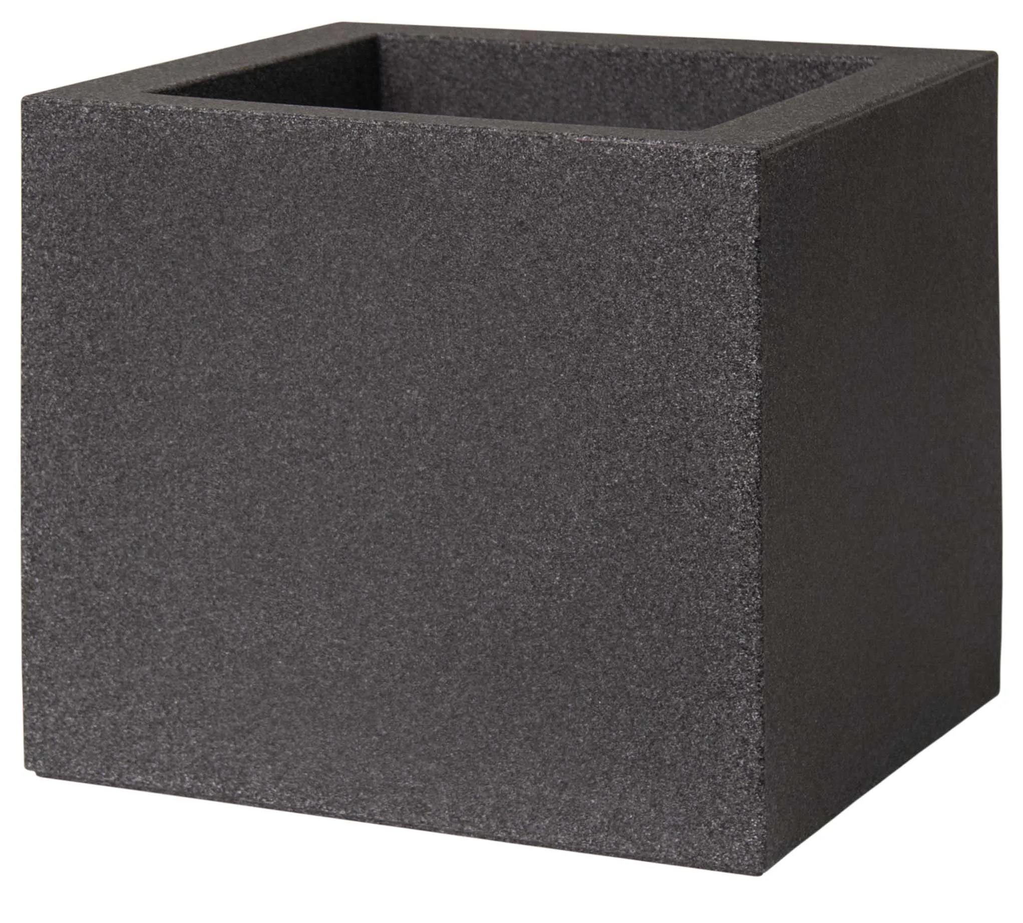 Kube mit Rollen in der Farbe granit